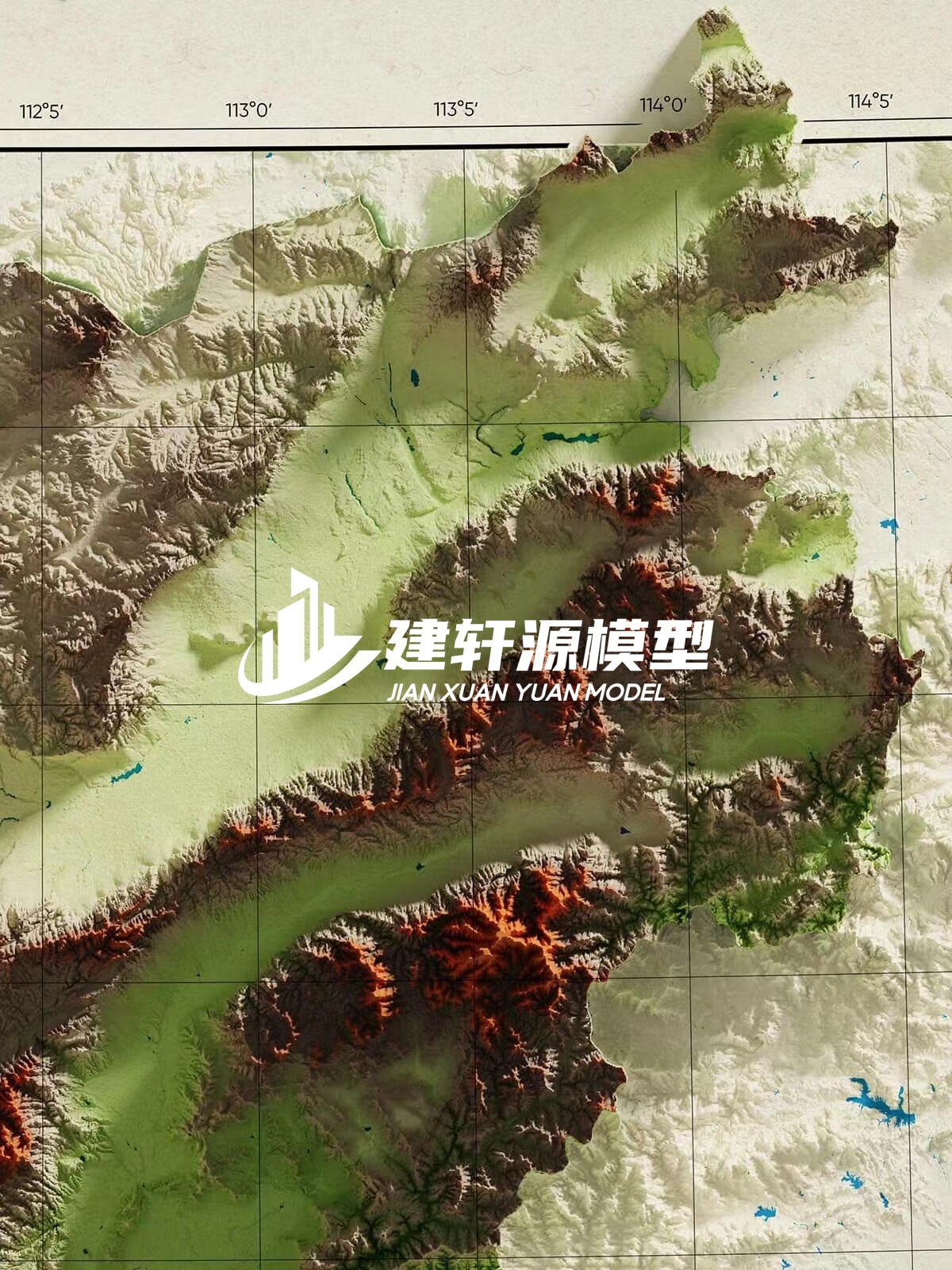 东兴地形模型制作